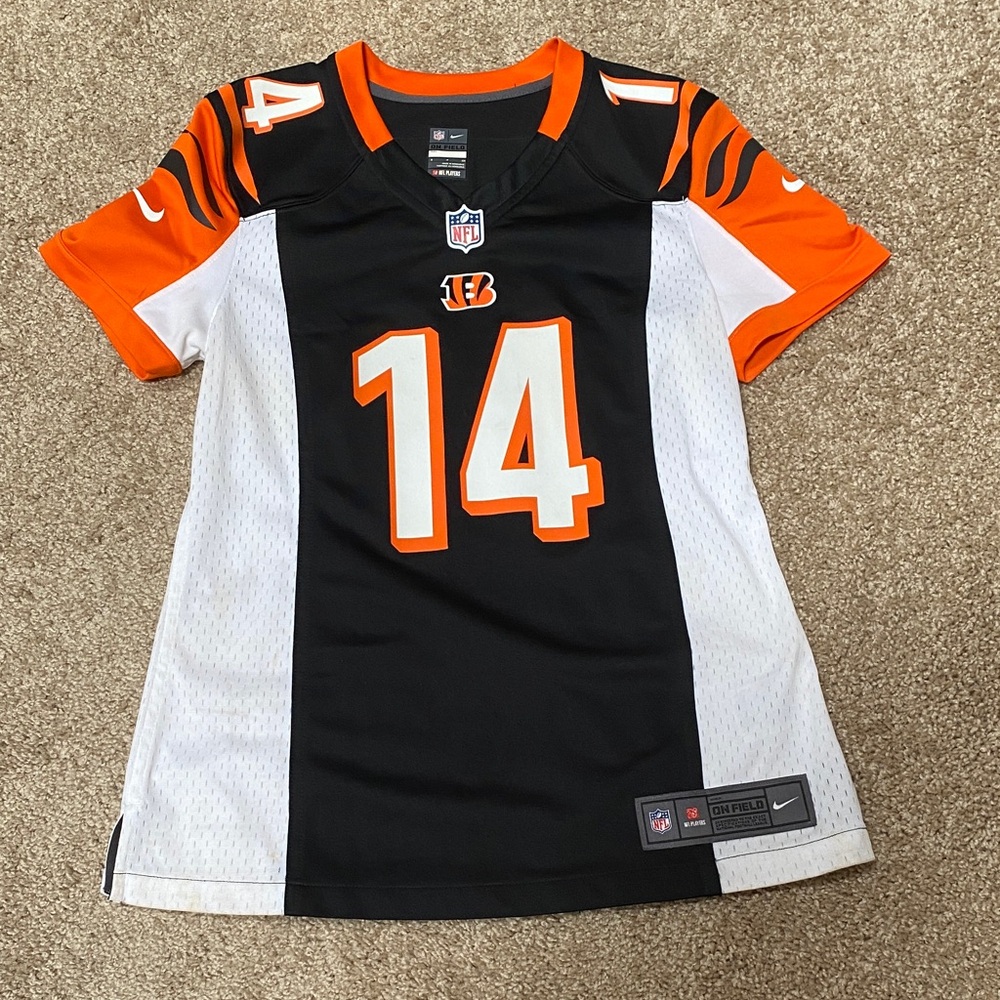 Nike BENGALS Black and Orange Sports Jersey